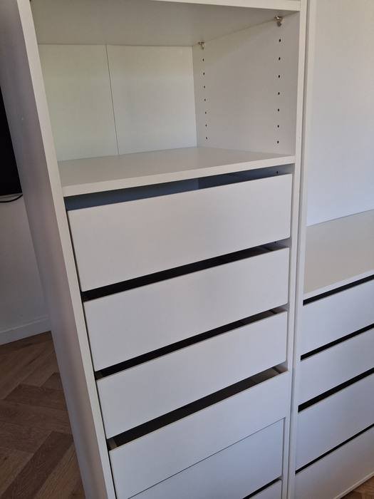 White built-in wardrobe drawer insert, Adelaide