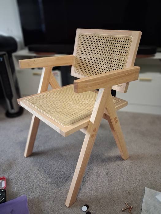 Cane accent armchair assembled in Adelaide