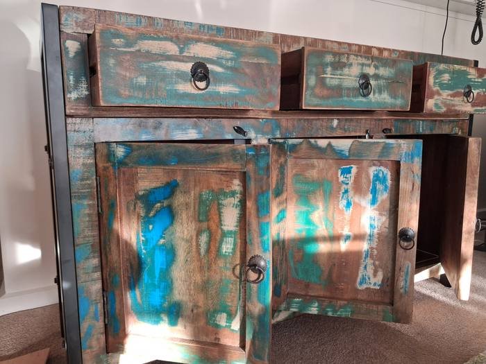 Distressed sideboard drawer detail, Adelaide